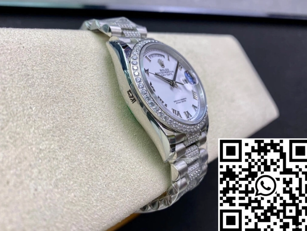 Date Bezel Factory Rolex Diamond-Set M128349RBR-0026 Day EW 0331